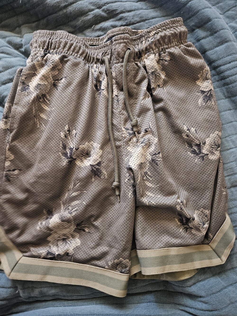 Men's Green Athletic Shorts